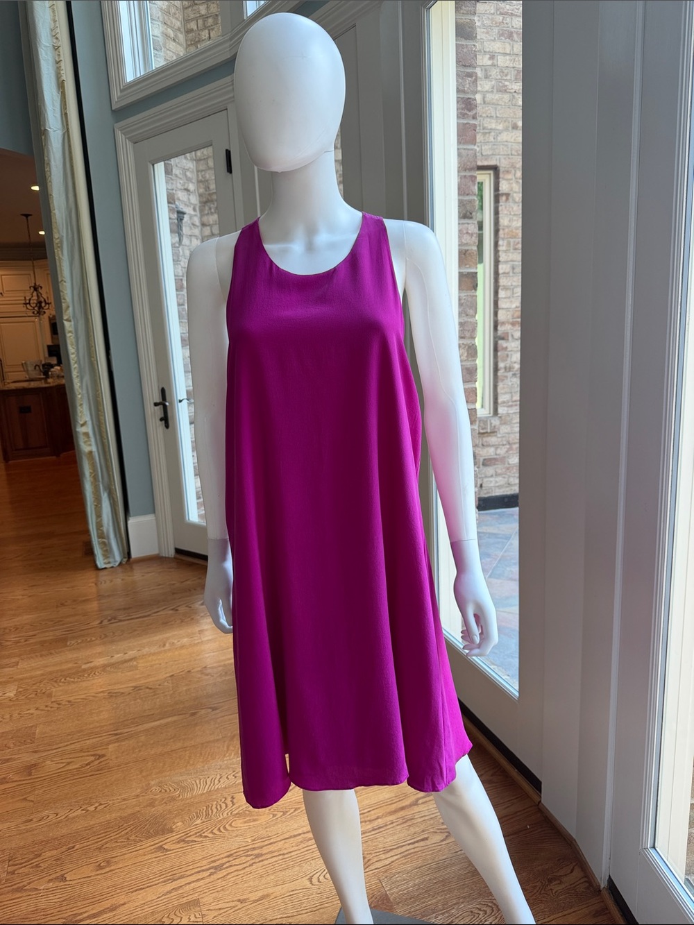 Cynthia Rowley Fuchsia Sleeveless A-Line Dress